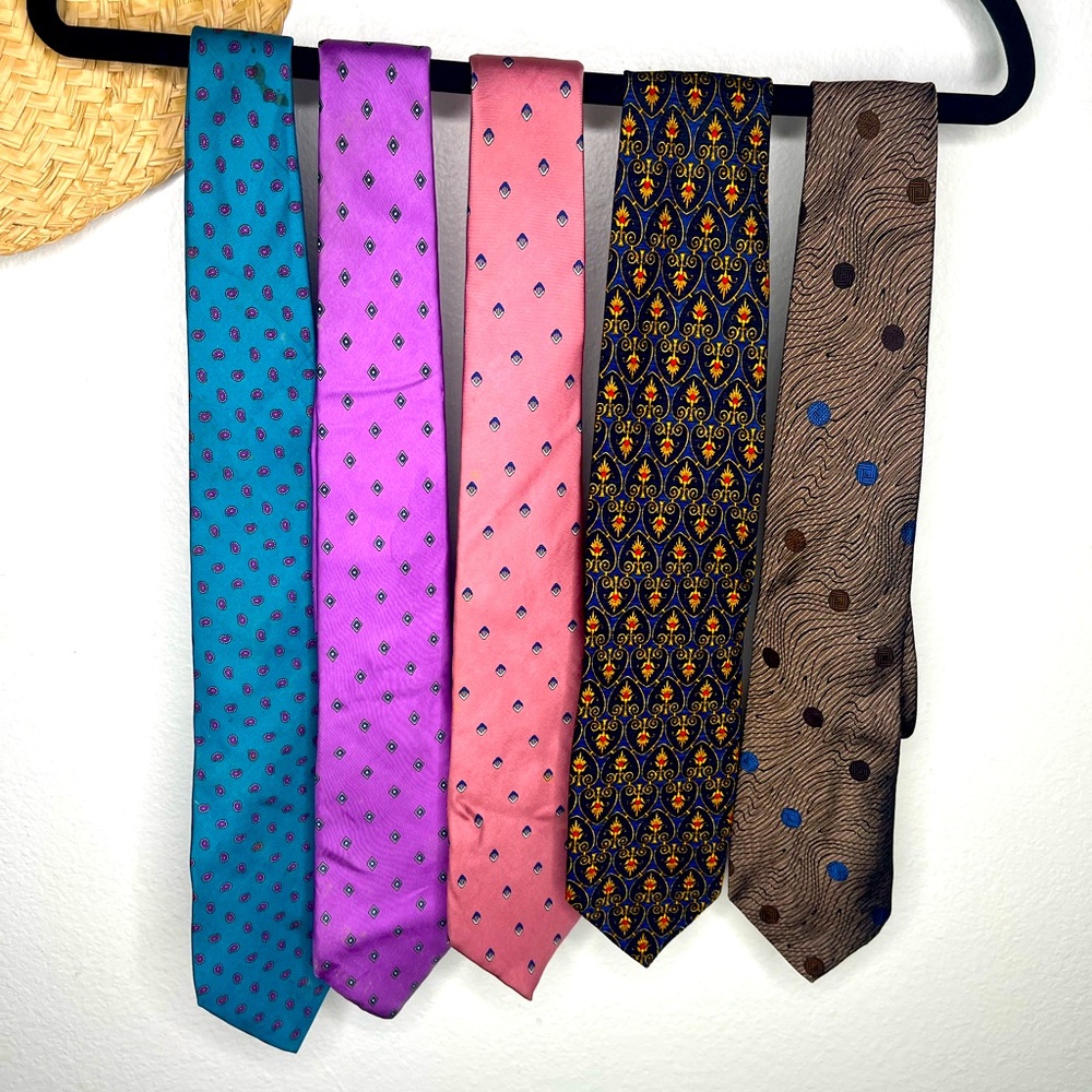 Bundle of Vintage Designer Ties